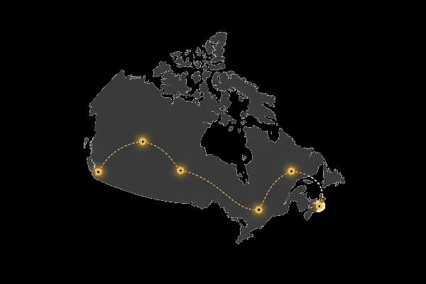 Coast to Coast Coverage Map